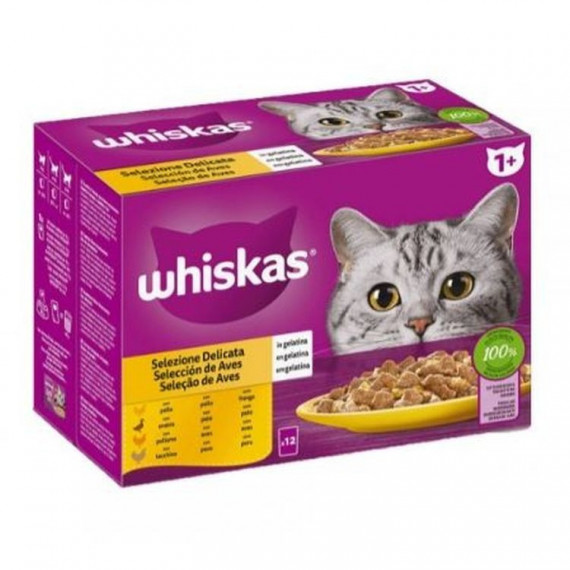 Whiskas Gato Adulto Ave Pouch 12X85 Gr  MARS