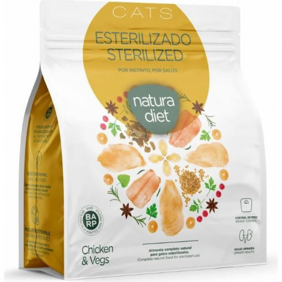 Natura Diet Gato Adulto Esterilizado 1.5 Kg  DINGO NATURA