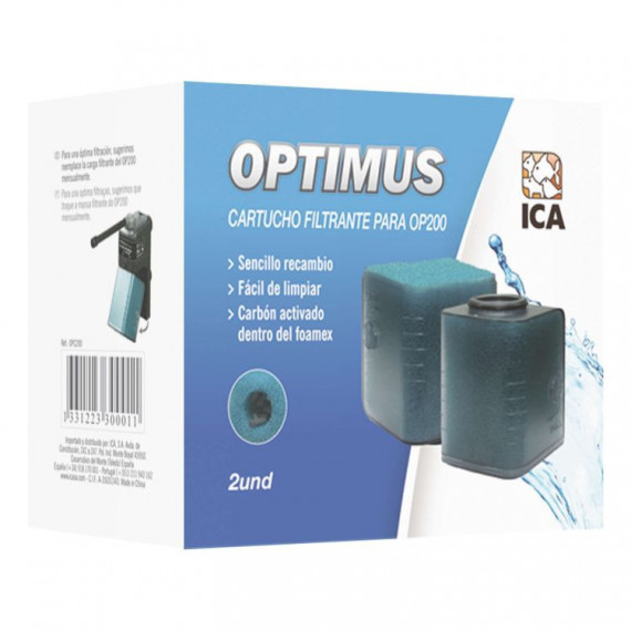 ICA Optimus Cartuchos 200 2 Uds