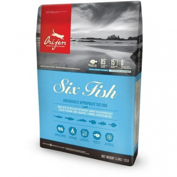 ORIJEN Gato Adulto Six Fish 1.8 Kg