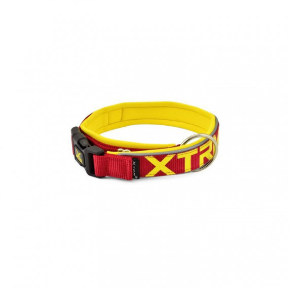 NAYECO Perro Collar X-trm Neon Flash Rojo 35-45 Cm