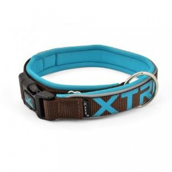 NAYECO Perro Collar X-trm Neon Flash Marron 28-35 Cm