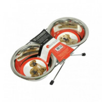 NAYECO Comederos Set Inoxidable 350ML