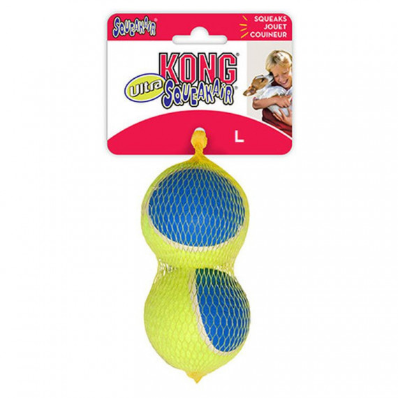 KONG Perro Juguete Bola Ultra Squeakair Talla L