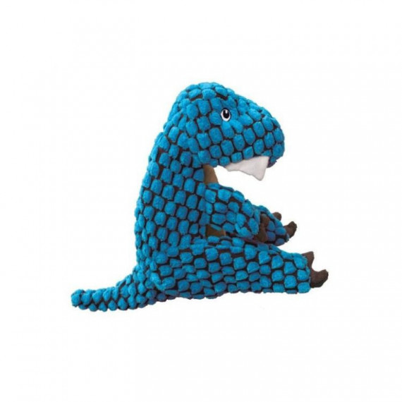 KONG Perro Juguete Dinosaurio Rex Azul S