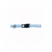 PAWISE Gato Collar Estampado Azul 30 Cm