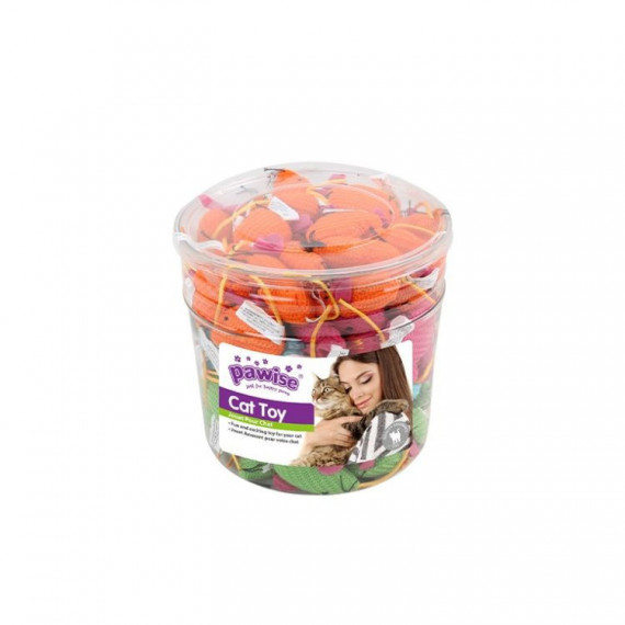 PAWISE Gato Juguete Caddice Mice