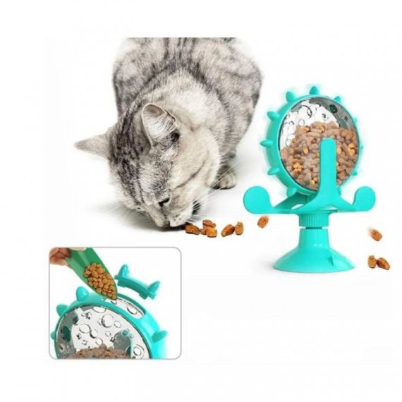 PAWISE Gato Dispensador de Comida Juguete