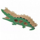 PAWISE Roedor Casita Madera Cocodrilo