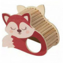 PAWISE Roedor Casita Madera Zorro