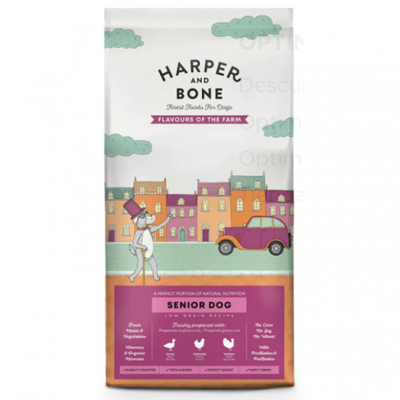 HARPER & BONE perro senior light Flavours of the farm 2 kg