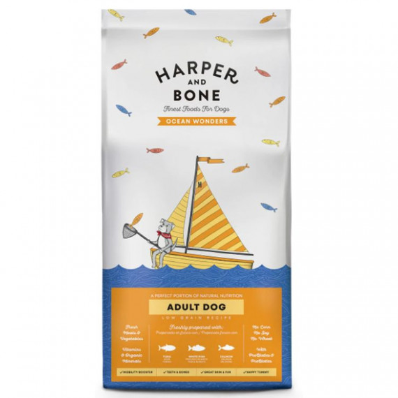 HARPER & BONE Perro Adulto Medium Large Ocean Wonders 2 Kg