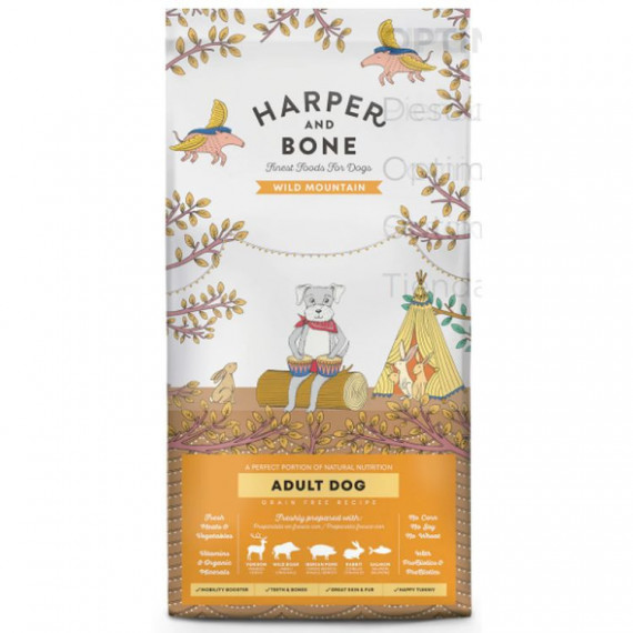 HARPER & BONE perro adulto medium large Wild mountain 12 kg