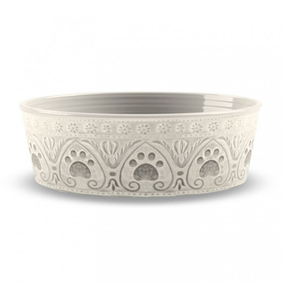 TARHONG Perro Comedero Medallion Natural 1875 Ml