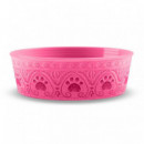 TARHONG Perro Comedero Medallion Rosa 470 Ml