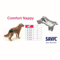 SAVIC Perro Pañal Confort Nappy Talla 5 42-62 Cm