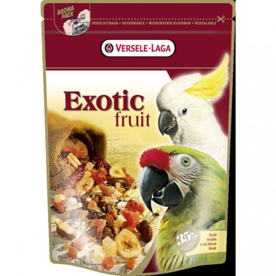 Versele Loros y Cotorras Exotics Fruit 750 Gr  VERSELE-LAGA