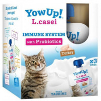YOWUP Gato Snack Yogur L. Casei Pavo 3X85 Gr