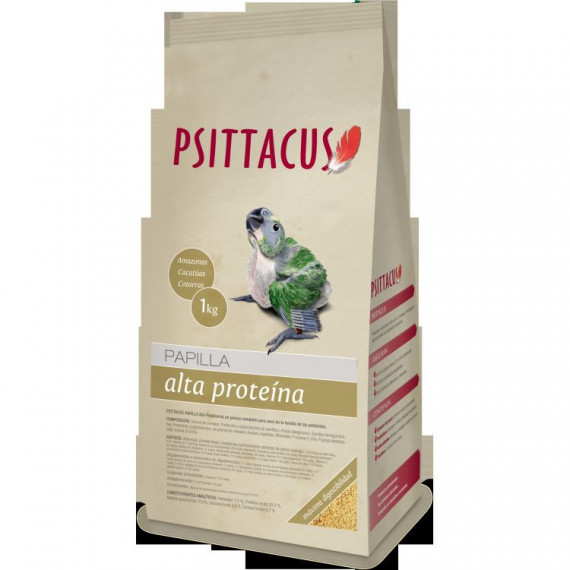 PSITTACUS Papilla Alta Proteína 1 Kg