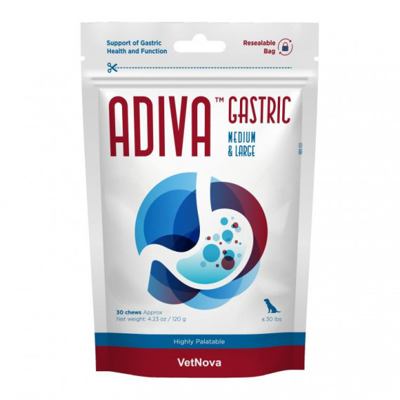 Adiva Gastric Mediano 30 Comprimidos  VETNOVA