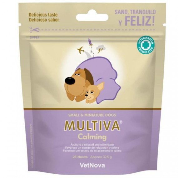 Multiva Perro Pequeño Calming 25 Comprimidos  VETNOVA