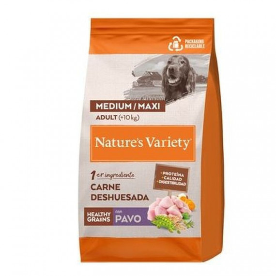 Natures Variety Perro Adulto Medium Maxi Hg Pavo 10 Kg  NATURE'S VARIETY