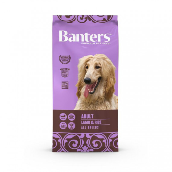 BANTERS Perro Adulto Cordero 15 Kg