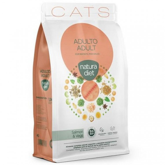 Natura Diet Gato Adulto Salmon 1,5 Kg  DINGO NATURA