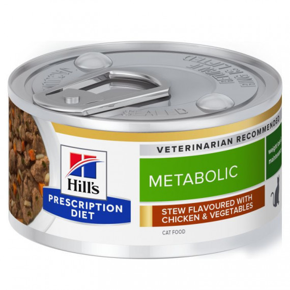 Hills Pd Gato Adulto Metabolic Estofado Lata 82 Gr  HILL'S