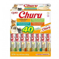 CHURU Gato Snack Variedades de Pollo 40 Uds