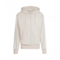 Sudadera con Capucha Essentials 3-STRIPES French Terry Full-zip  ADIDAS