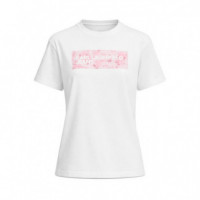 Camiseta Regular Floral Logo  KARL LAGERFELD JEANS