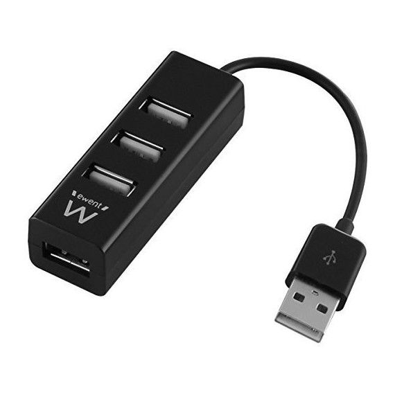 Hub USB EWENT EW1123 4 Puertos Negro