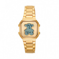 Reloj Digital con Brazalete de Acero D-bear Mini  TOUS