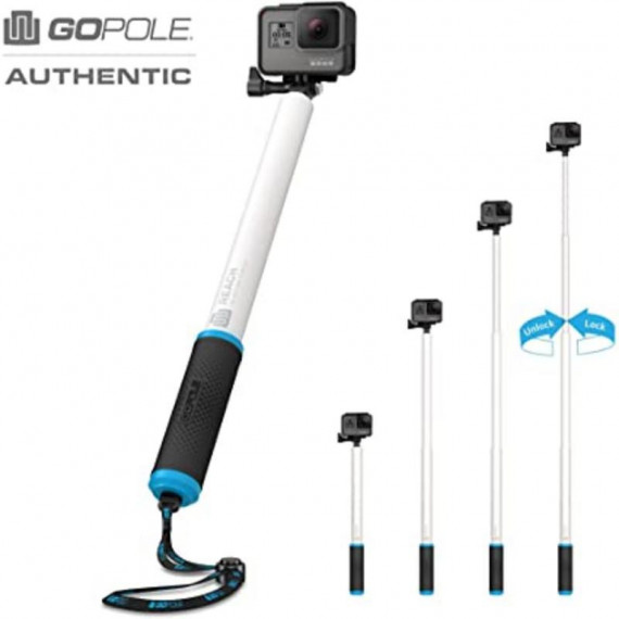 Palo Deportivo Extensible GOPOLE (43-101 Cm) Blanco GPR9