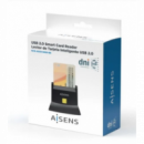 Lector de DNI electrónico AISENS USB 2.0 Negro ASCR-SN05-BK