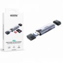 Lector de Tarjetas Accetel SD/MicroSD con Conectores USB-A y Tipo-C PCH102
