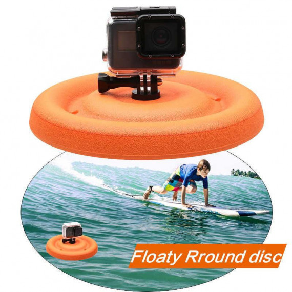 PULUZ Disco Flotante Redondo Ligero Multifunción para Cámaras de Acción Hero 9, 8, 7, 6, 5, 4, 3