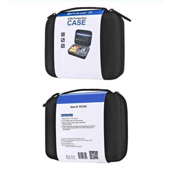 Maletín Impermeable PULUZ PU102 para Action Cam HMAX/9/8/7/6/5/4/3 (23X17X7 Cm)