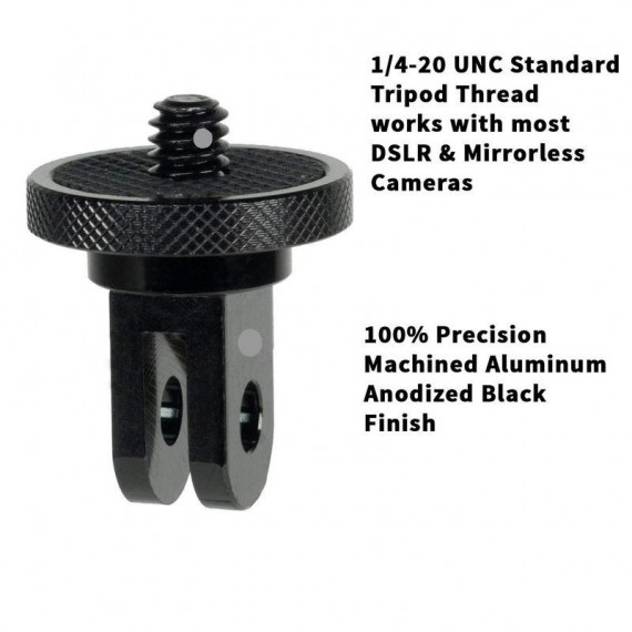 Adaptador PULUZ de Conversión 1/4-20 para Sistema de Montaje para Action Cam HMAX/9/8/7/6/5/4/3