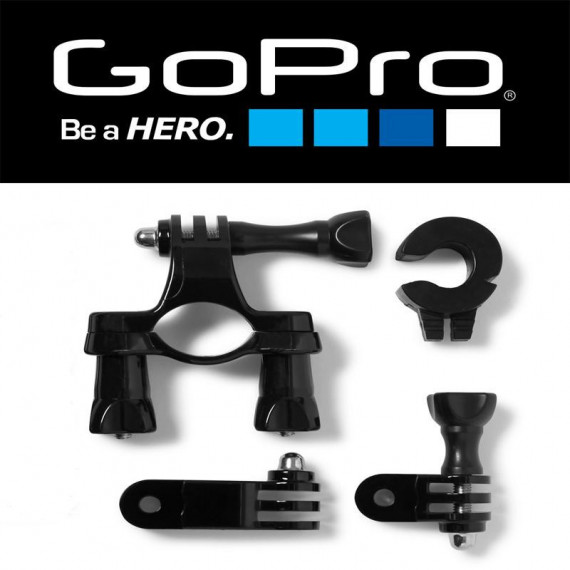 Gopro Original Soporte para Manillar/tija/mástil (GRH30) para Hero 9/8/7/6/5/4/3  GOPRO