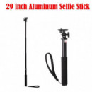 Palo Extensible de Mano PULUZ para Action Cam (gopro Hero 11/10/9/8/7/6/5/4/3), 75 Cm