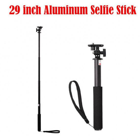 Palo Extensible de Mano PULUZ para Action Cam (gopro Hero 11/10/9/8/7/6/5/4/3), 75 Cm