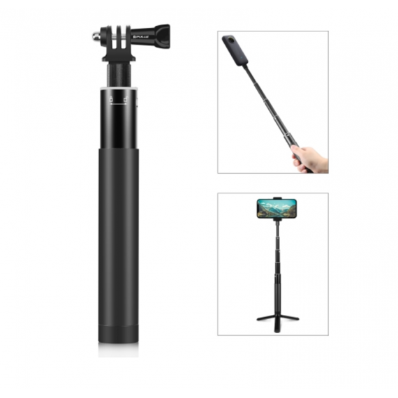 Monopié Telescópico Invisible PULUZ para Cámaras INSTA360 y Gopro 110 Cm