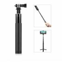 Monopié Metálico Invisible para INSTA360/GOPRO 75CM  PULUZ