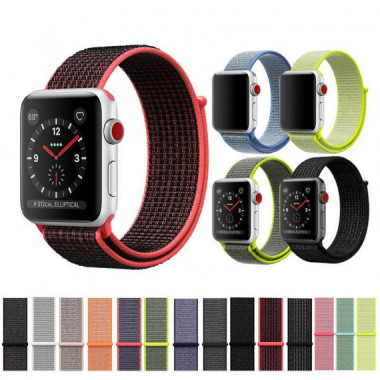 Correa Nylon Loop Compatible con Apple Watch Series 3, 4 y 5 (42mm/44mm)