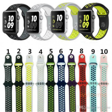 Correa Compatible para Apple Watch Series 5/4/3 Tipo Nike 42mm/44mm