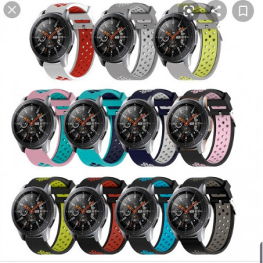 Correa Deportiva Compatible (Estilo Nike) para Smartwatches 22mm Samsung Xiaomi Huawei