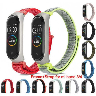 Correa de Velcro Compatible para Xiaomi Mi Band 3/4