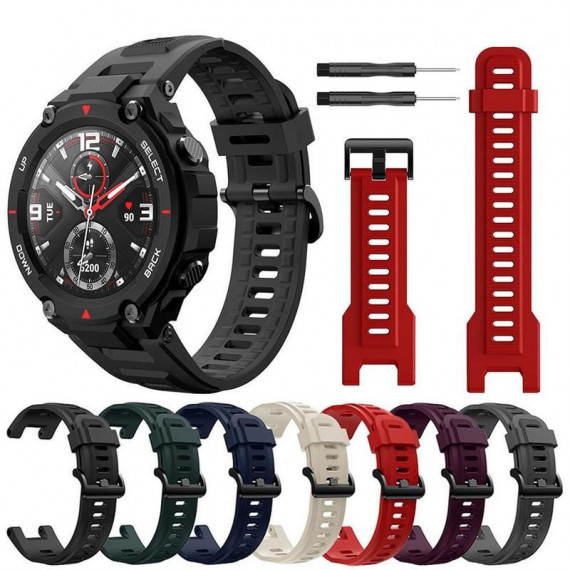 Correa de Silicona Compatible para Smartwatch Amazfit T-Rex